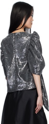 Paula Canovas Del Vas SSENSE Exclusive Silver Castana Blouse