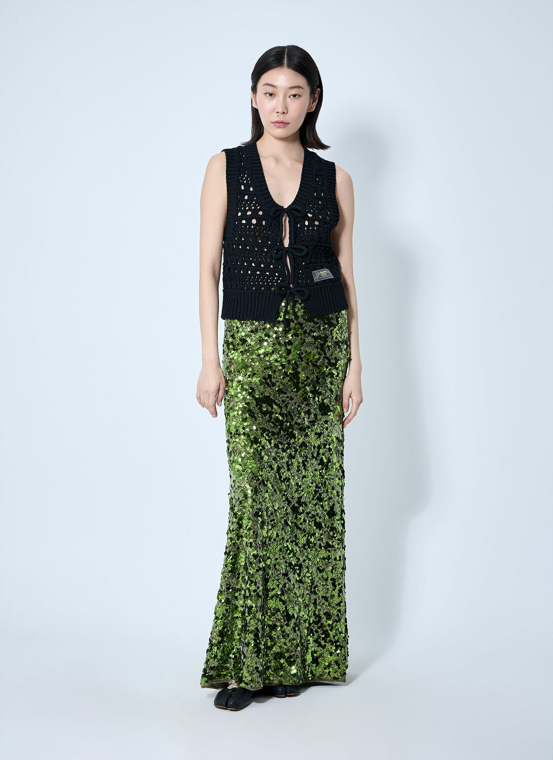 GANNI Logo Patch Vest