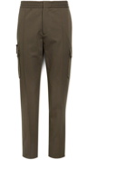 Ermenegildo Zegna - Slim-Fit Cotton and Linen-Blend Twill Cargo Trousers - Brown