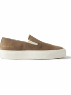 Common Projects - Nubuck Slip-On Sneakers - Brown