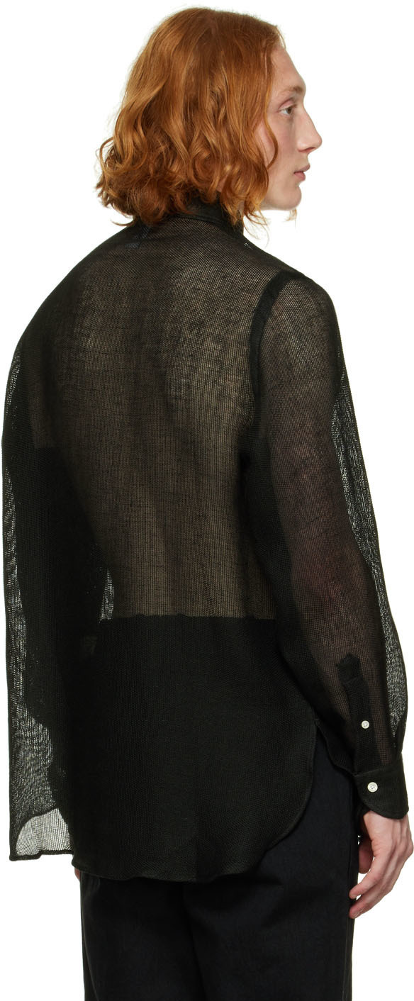 Factor's Black Mesh Shirt