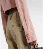 Acne Studios Jaza crinkled cotton-blend jacket