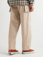A.P.C. - Booster Straight-Leg Cotton-Twill Cargo Trousers - Neutrals