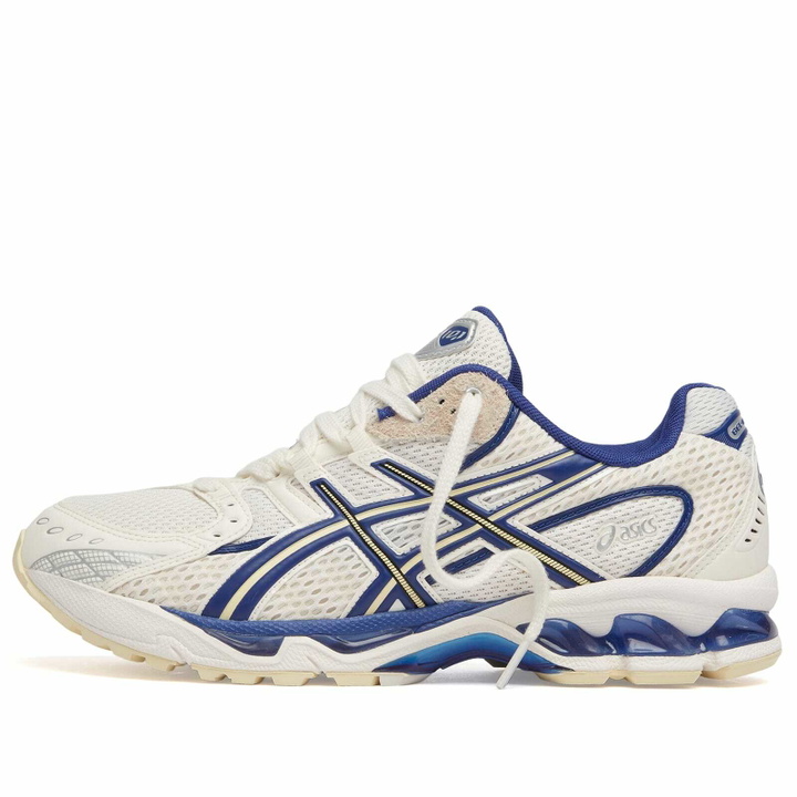 Photo: END. x ASICS Nimbus 10.1 Sneaker in Snow White/Sodalite Blue