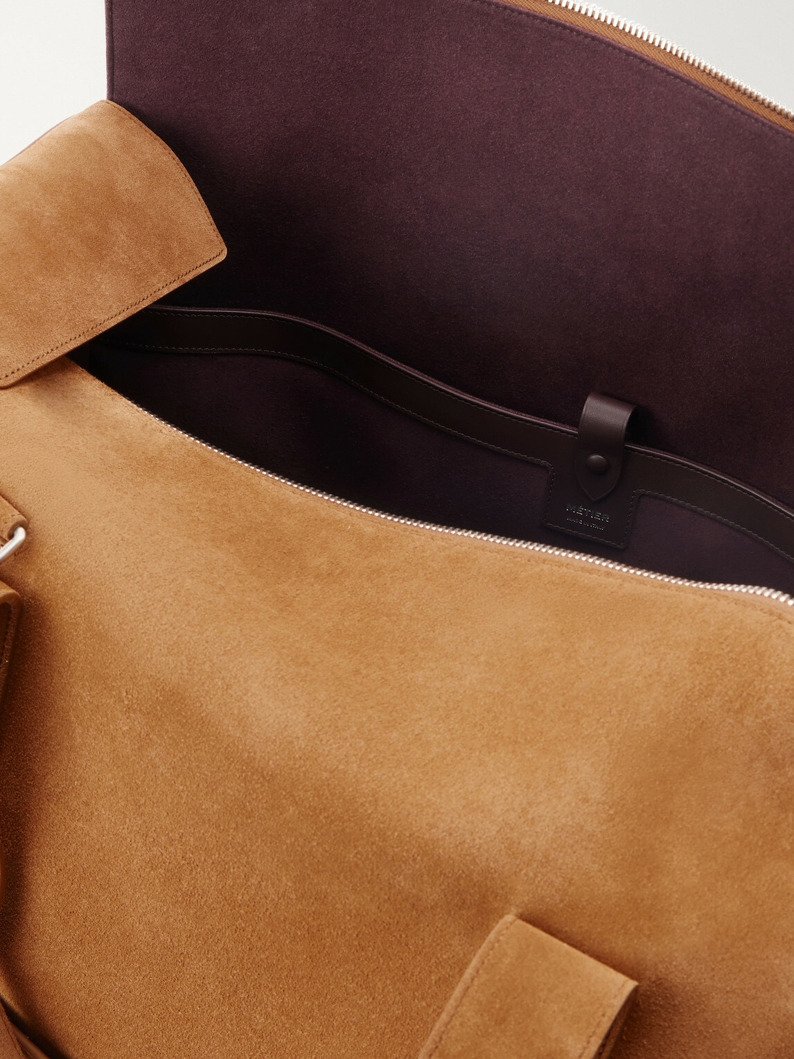 Métier - Racer 53 Suede Weekend Bag - Brown