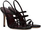 Staud Black Anise Heeled Sandals