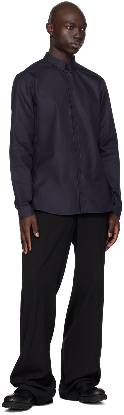 NICOLAS ANDREAS TARALIS Black Button-Down Shirt