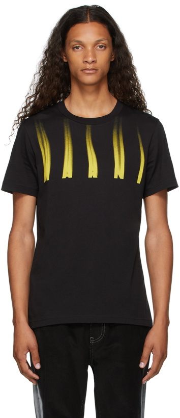 Photo: Marni Black Distorted Logo T-Shirt