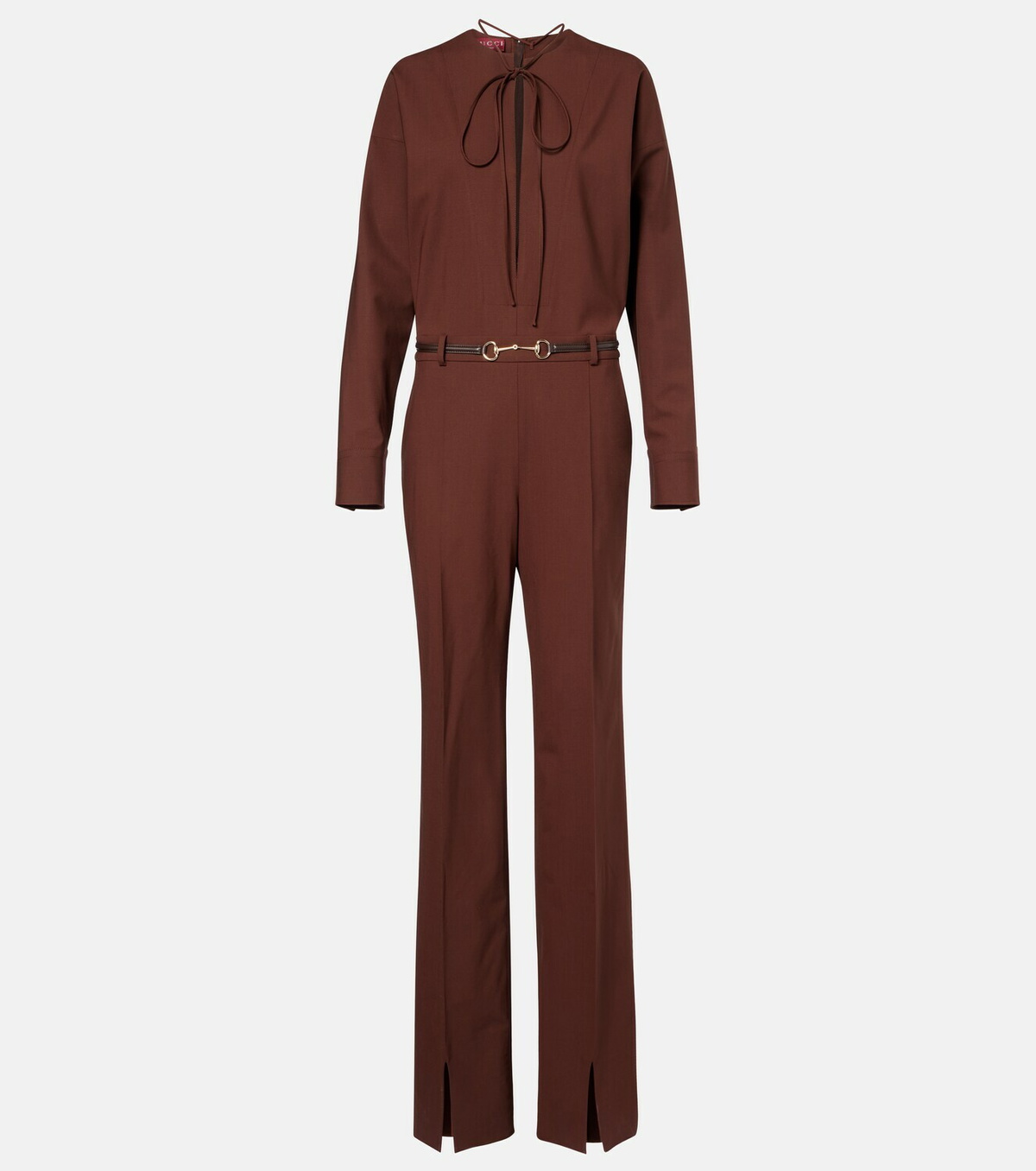 Gucci Horsebit wool-blend jumpsuit