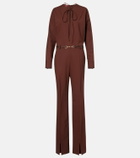 Gucci Horsebit wool-blend jumpsuit