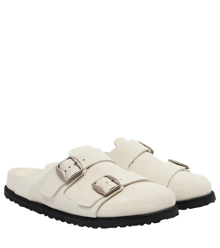 Photo: Birkenstock 1774 222 West suede clogs