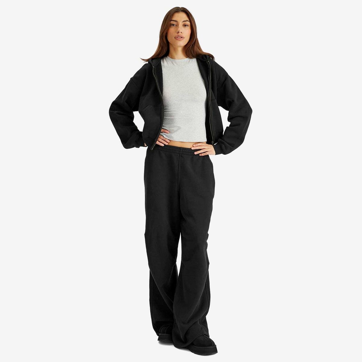 SKIMSルームウェア SKIMS Women's Lofty Garment Dye Fleece Boxer Sweatpants in