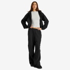 SKIMS Women's Lofty Garment Dye Fleece Boxer Sweatpants in Washed Onyx