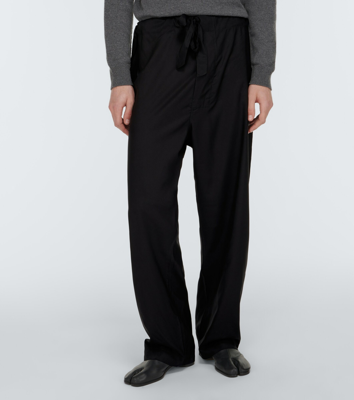 Maison Margiela - Silk poplin pants Maison Margiela display picture 1