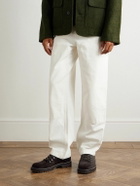 Mr P. - Suede Derby Shoes - Brown