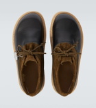 Marni Patchy suede combat boots