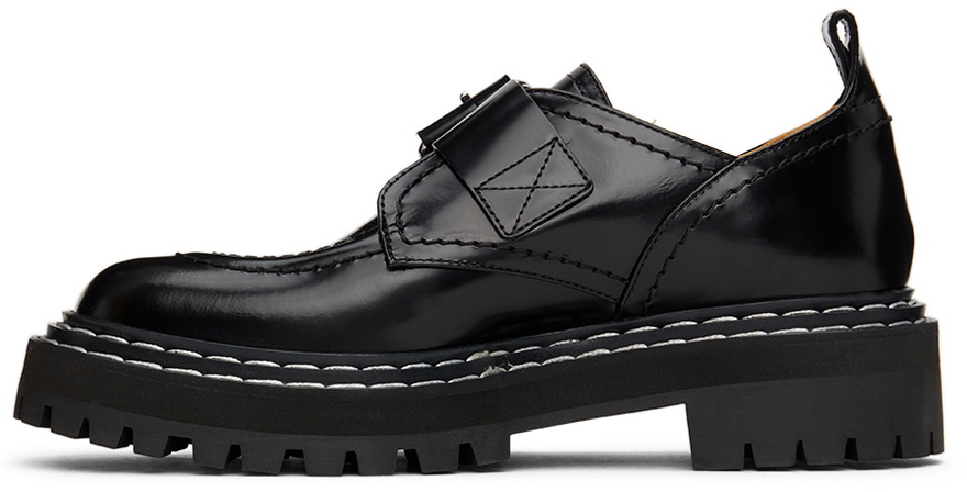 Proenza Schouler Black Lug Sole Buckle Oxfords Proenza Schouler