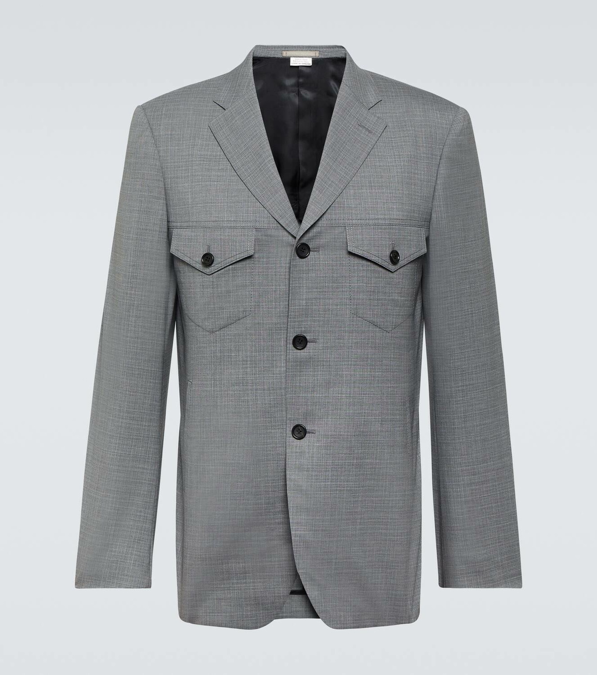 Comme des Garçons Homme Deux Checked wool blazer