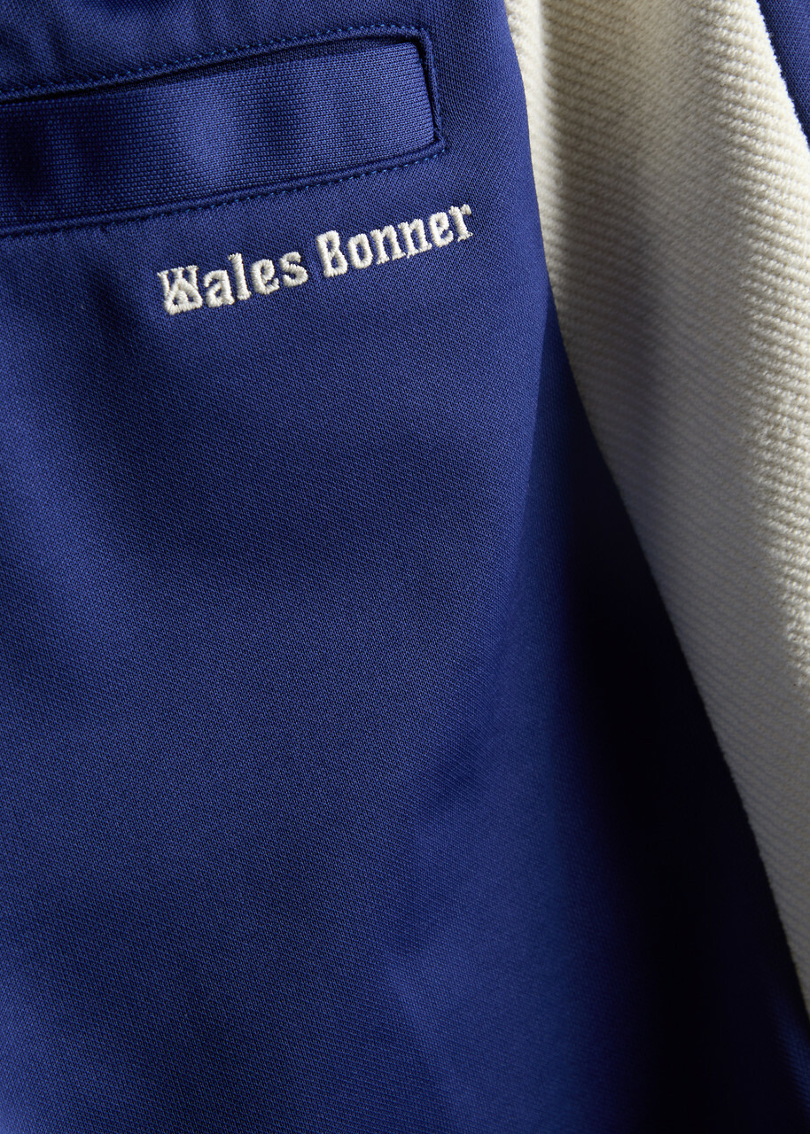 Wales Bonner Mantra Panelled Jersey Track Pants Navy