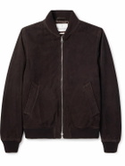 Kingsman - Suede Bomber Jacket - Brown