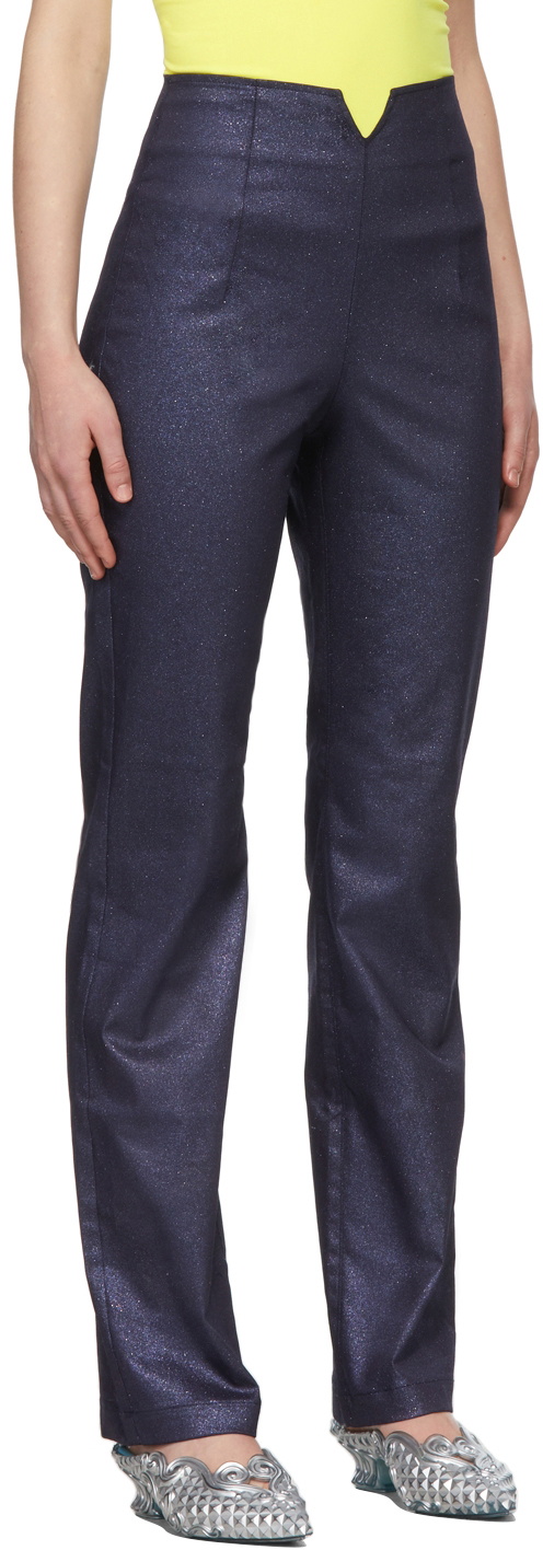 Maisie Wilen Indigo Shimmer Contra Jeans