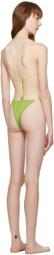 DOS SWIM SSENSE Exclusive Green Isa & Nova Bikini
