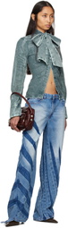 Masha Popova Blue Rays Boyfriend Jeans