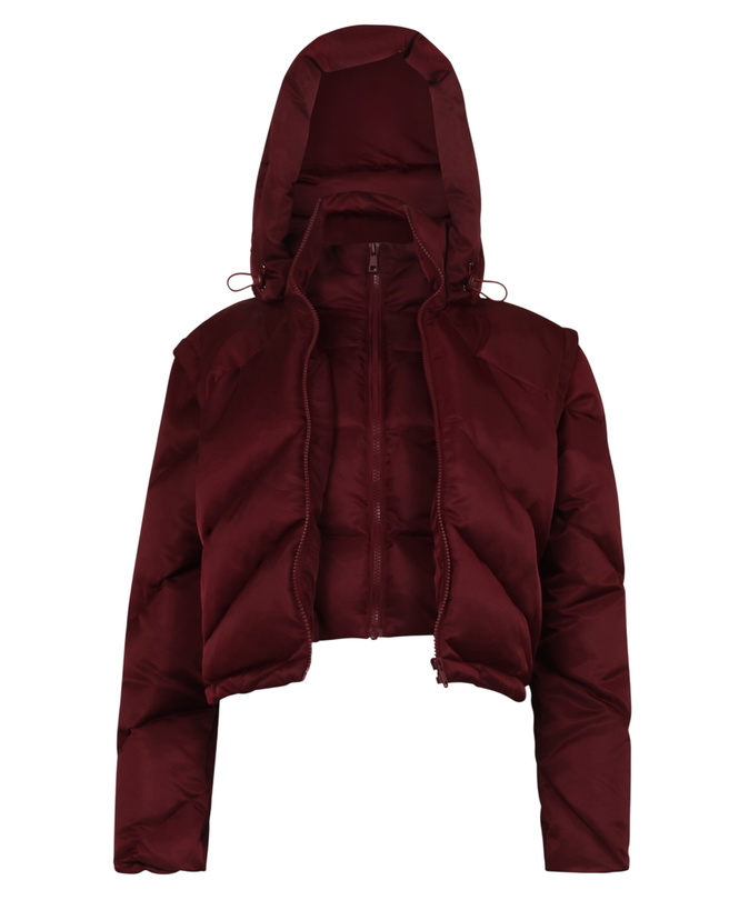 Photo: Steve Madden Sara Coat in Wine