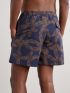 LOEWE - Paula's Ibiza Straight-Leg Mid-Length Printed Swim Shorts - Blue