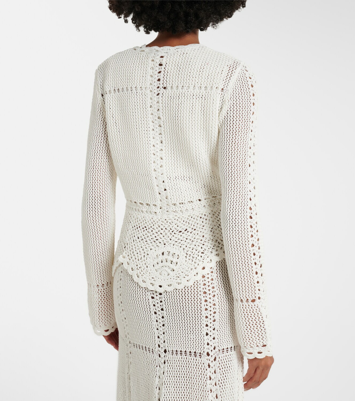 Erdem Crochet cotton cardigan