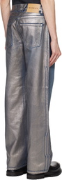 MISBHV Silver Coated Dirt Jeans