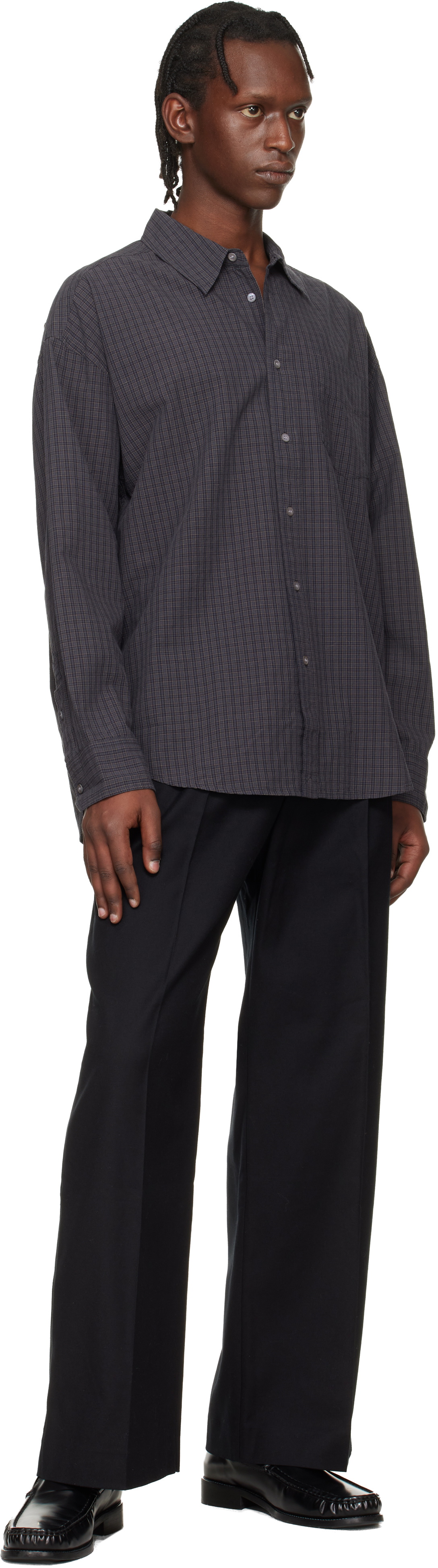 HOPE Black Loose-Fit Trousers