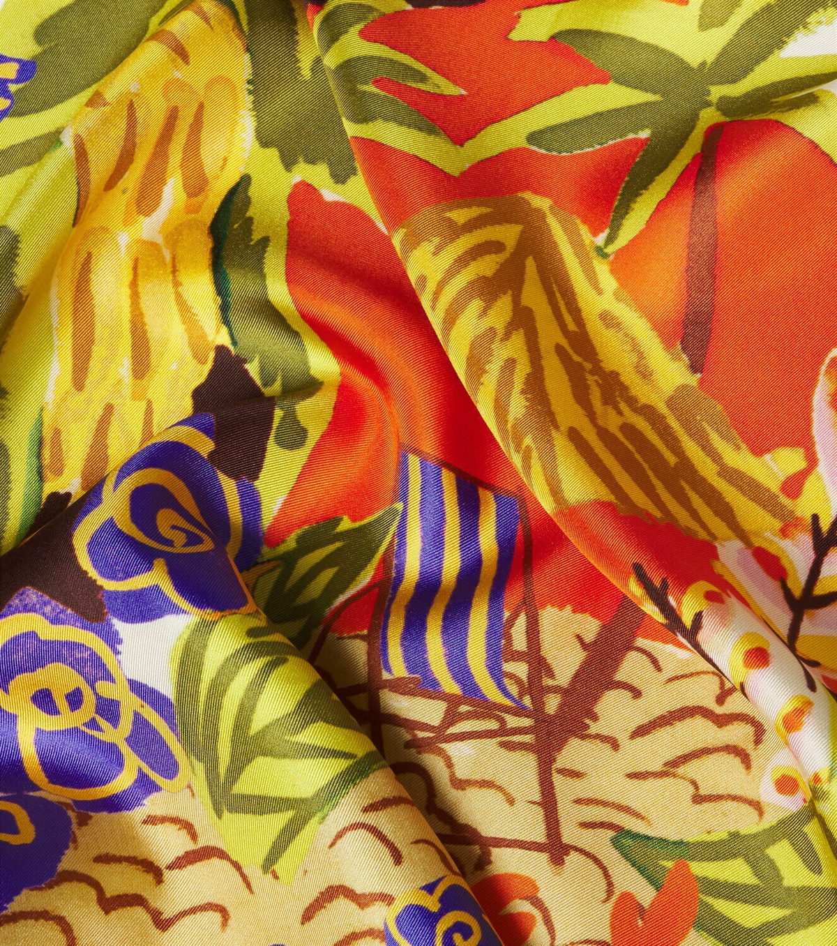Alémais Island Cove silk scarf