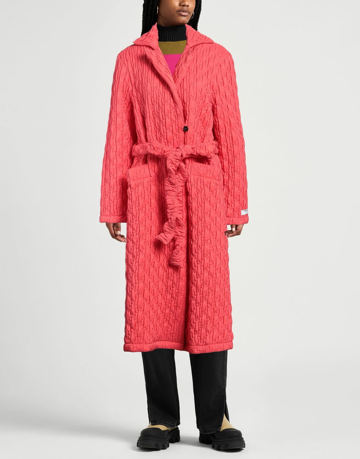 Opening Ceremony Womens Coat in Tomato red