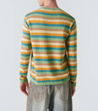 Acne Studios Face striped cotton sweater