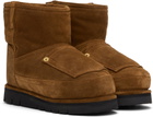Acne Studios Brown Low Jeans Suede Boots