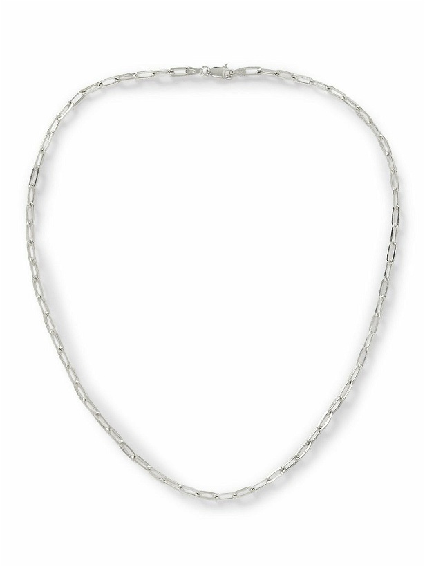 Photo: Hatton Labs - Paperclip Silver Chain Necklace