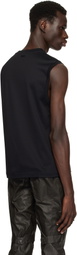 Mugler Black Pierced Tank Top