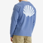 New Amsterdam Surf Association Men's Logo Long Sleeve T-Shirt in Blue