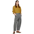 Lemaire Grey Twisted Chino Trousers