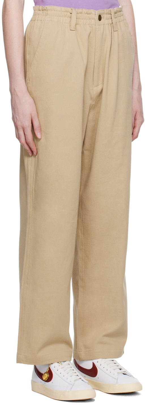 Butter Goods Khaki WideLeg Trousers Butter Goods