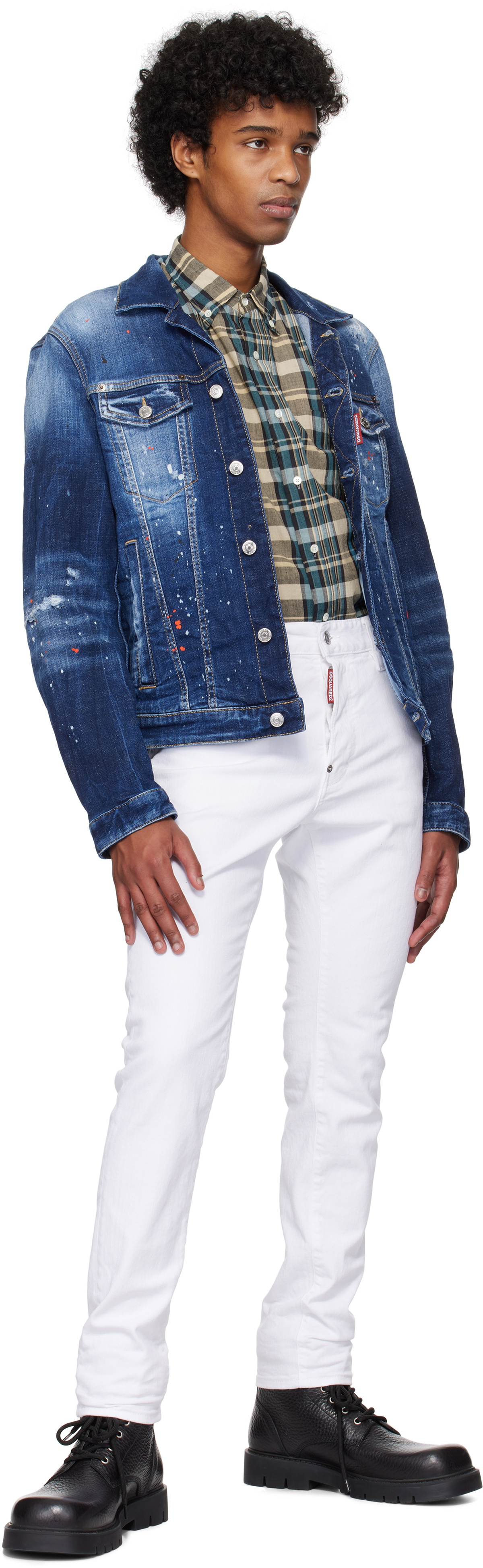 Dsquared2 Navy Dan Denim Jacket