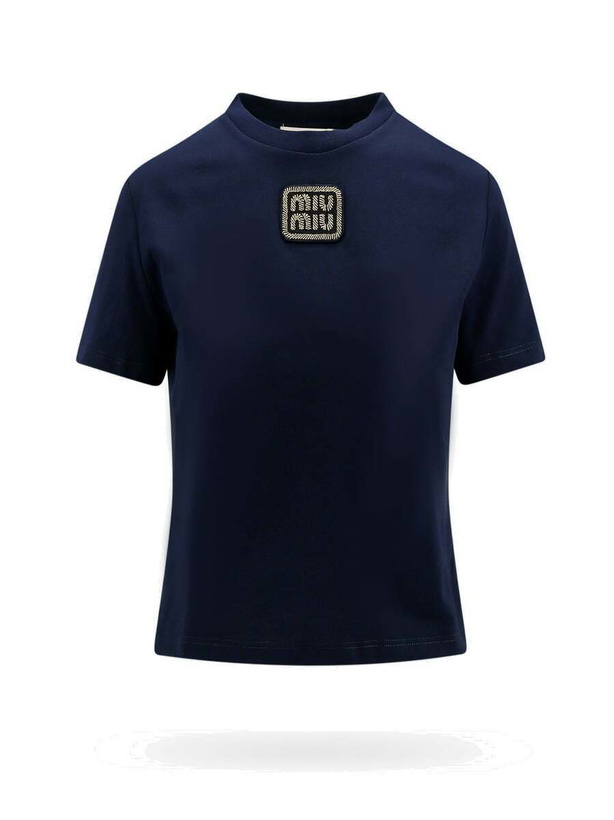 Photo: Miu Miu   T Shirt Blue   Womens