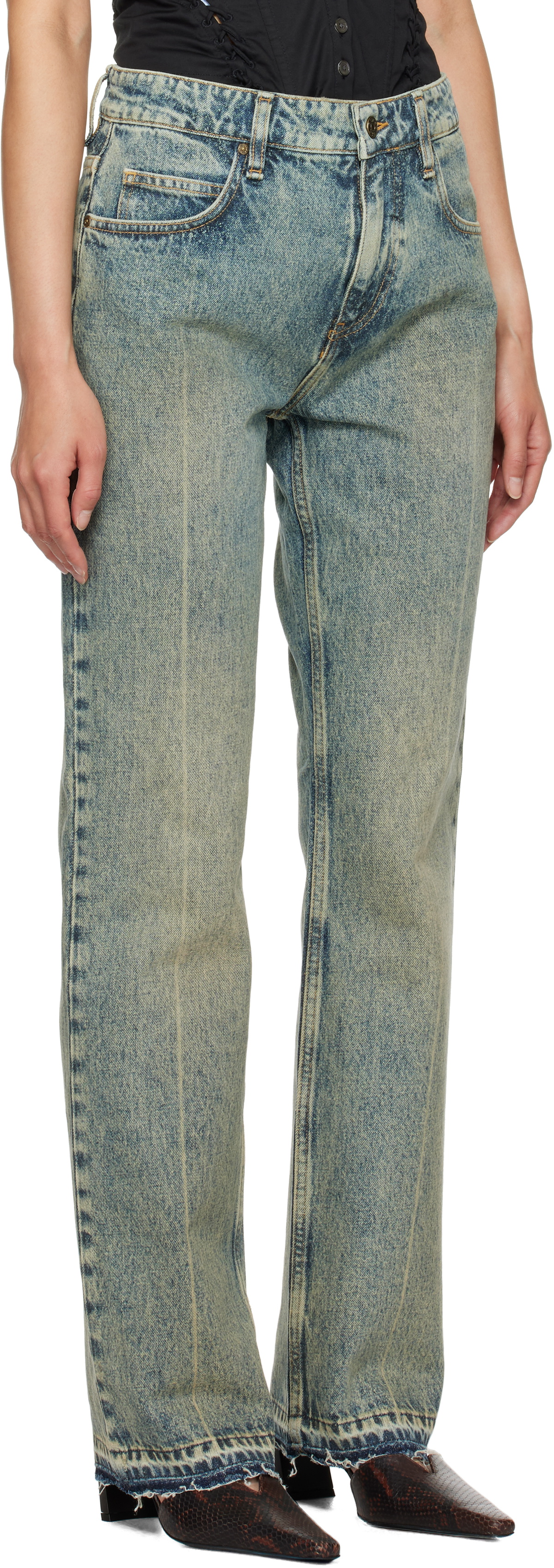 GUESS USA Blue Vintage Natural Washed Jeans