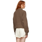 Victoria Beckham Brown Alpaca and Wool Sweater