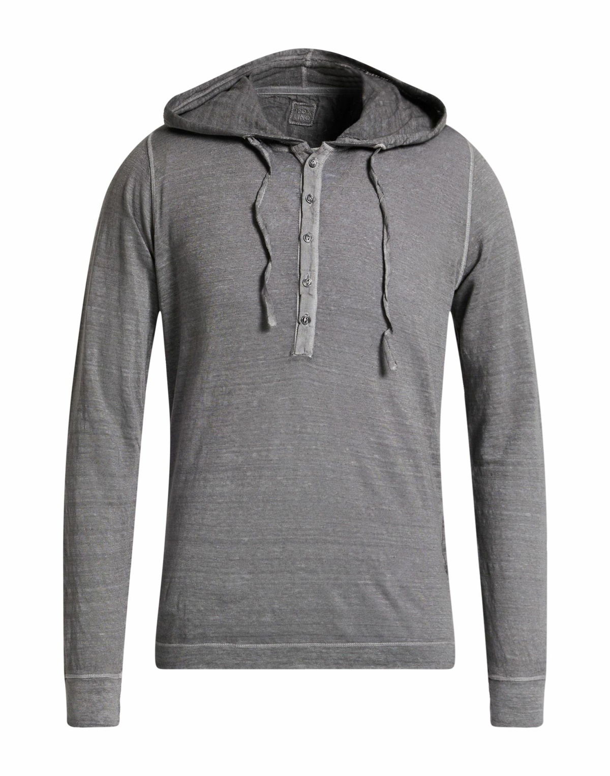 120% Lino Mens T-shirt in Grey