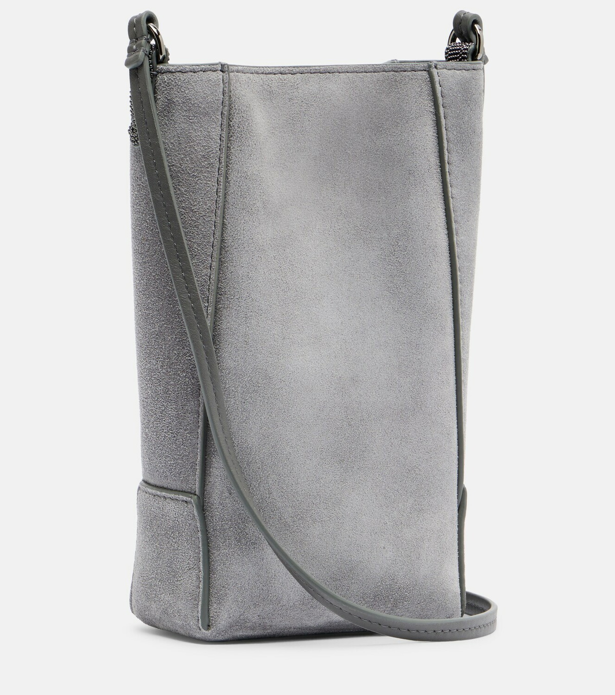 Brunello Cucinelli Monili suede shoulder bag