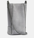 Brunello Cucinelli Monili suede shoulder bag