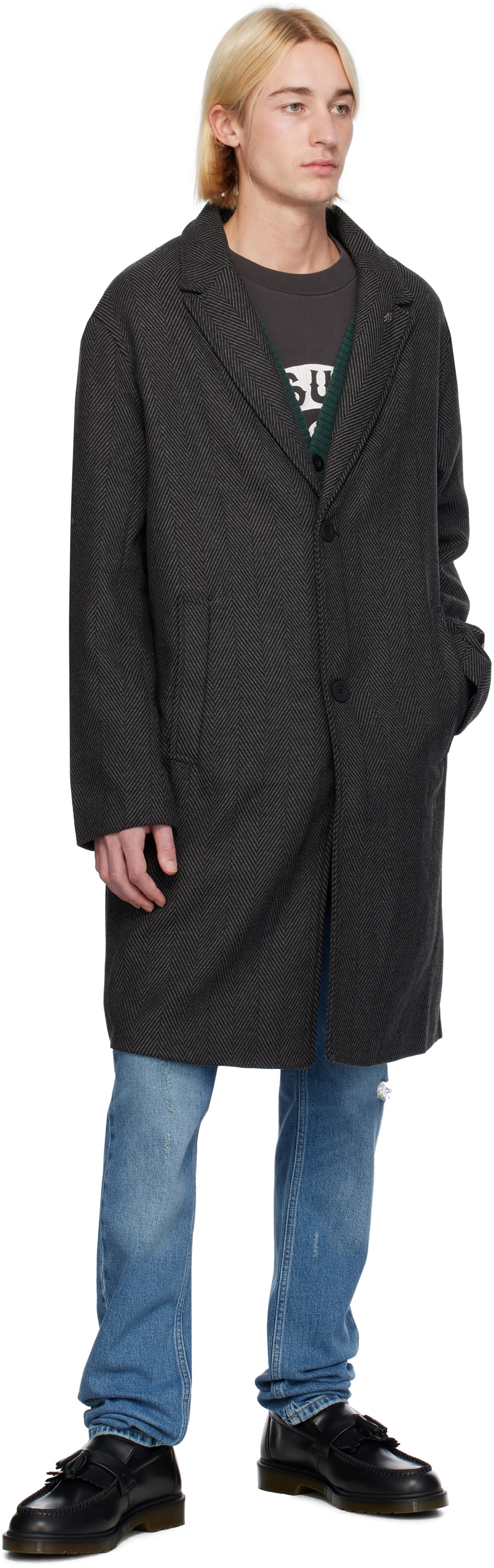 Ksubi Gray Battery Coat