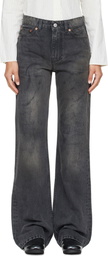 OUR LEGACY Black Boot Cut Jeans